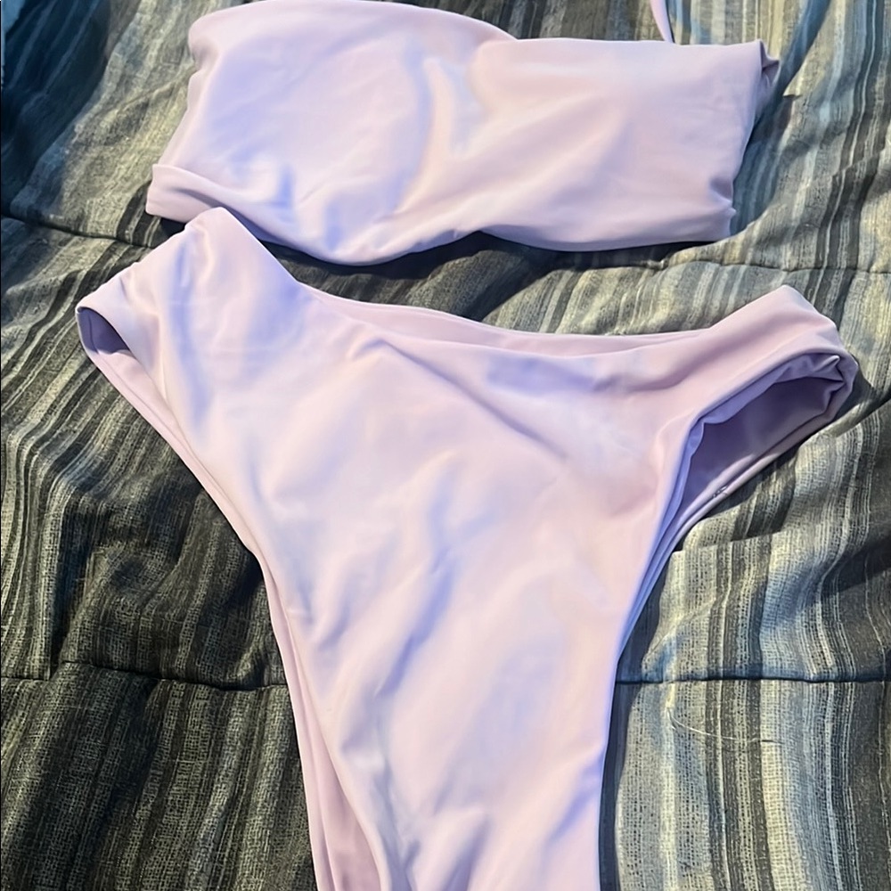 SHEIN Lavender Bikini Set